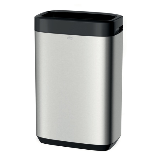 [892141] Afvalbak Tork B1 Image Line exclusief deksel 50 liter zilver 460011