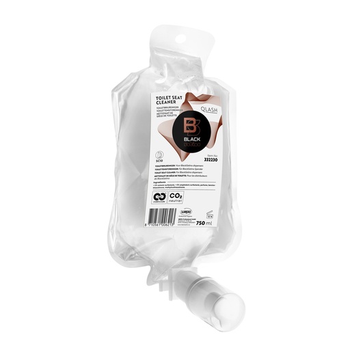 [897166] Toiletbrilreiniger BlackSatino SC10 750ml Qlash 332230