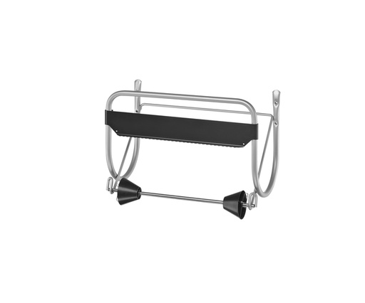 Poetspapierdispenser Satino CR1 muurstandaard zilver 332380