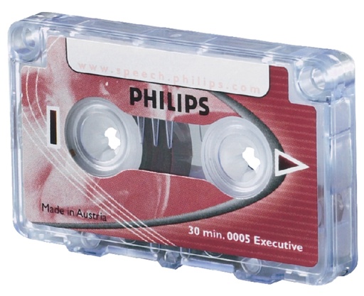 [450093] Cassette dictaphone Philips LFH0005 2x15min avec clip