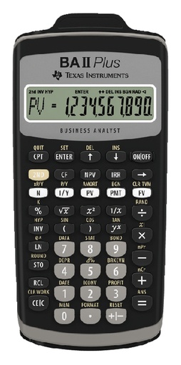 [421114] Rekenmachine TI Ba II plus