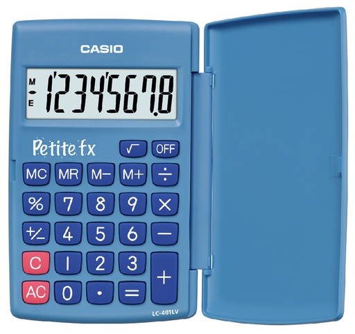 [420871] Rekenmachine Casio basisschool blauw