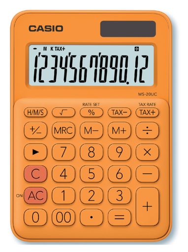 [420845] Calculatrice Casio MS-20UC orange