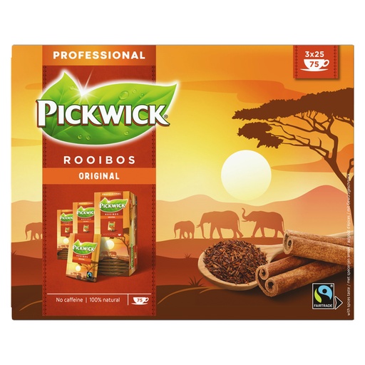 [890380] Thé Pickwick Fair Trade rooibos 25x 1,5g