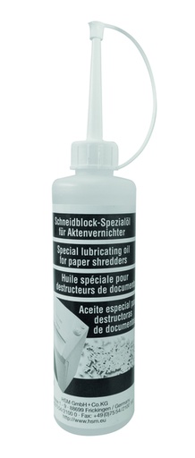 [470595] Olie voor papiervernietiger HSM 250ml