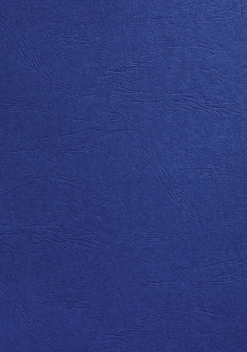 [535963] Voorblad GBC A4 lederlook koningsblauw 100 stuks