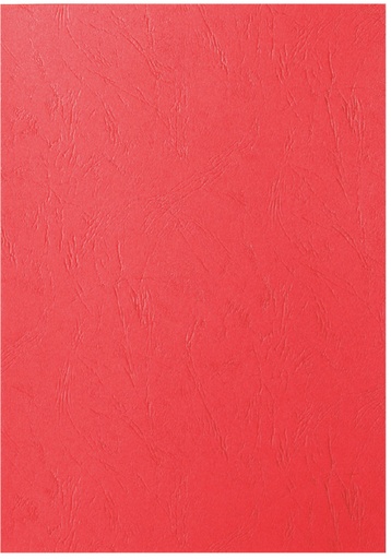 [535962] Couverture GBC A4 similicuir rouge 100 pièces