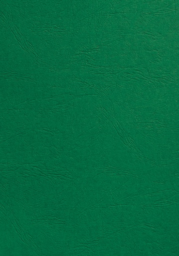 [535964] Voorblad GBC A4 lederlook groen 100 stuks