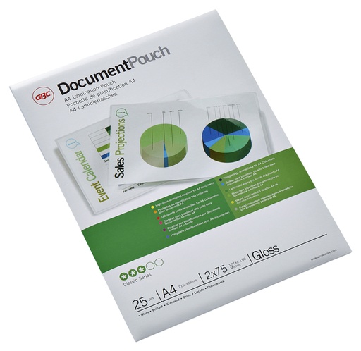 [536098] Lamineerhoes GBC A4 2x75micron 25 stuks