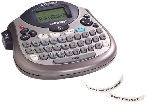 [930370] Etiqueteuse Dymo LetraTag 100T portable qwerty 12mm argent