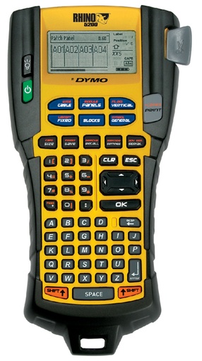[930124] Etiqueteuse Dymo Rhino 5200 Industriel ABC 19mm jaune
