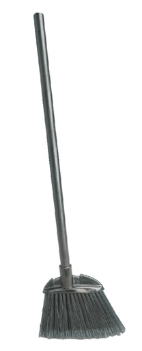 [891041] Handveger Rubbermaid Executive Lobby Broom met lange steel zwart