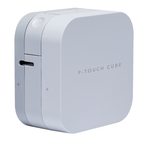 [930403] Imprimante étiquettes Brother P-Touch Cube TZe PT-P300BT desktop 12mm blanc