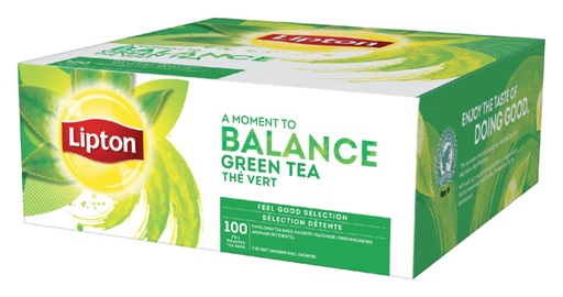 [899983] Thé Lipton Balance Thé vert 100x 1,5g