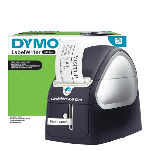[930123] Imprimante étiquette Dymo LabelWriter 450 Duo noir