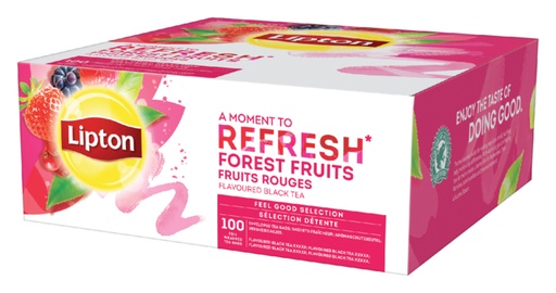 [899985] Thé Lipton Refresh Fruits des bois 100x1,5g