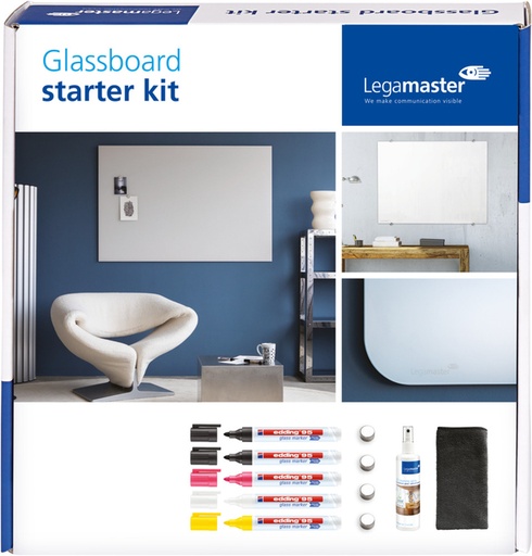 [034033] Kit starter tableau en verre Legamaster