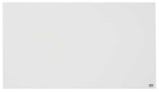 [919806] Tableau en verre Nobo Impression Pro 126x71cm blanc brillant