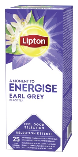 [890019] Thé Lipton Energise Earl Grey 25x 1,5g