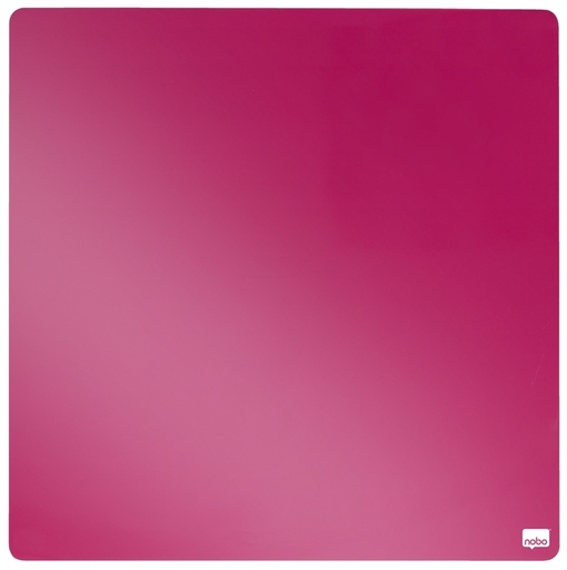 [919951] Tableau blanc Nobo 36x36cm magnétique rose