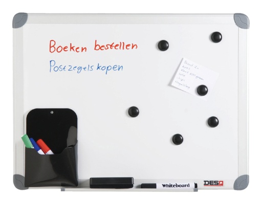 [920221] Whiteboard Desq 45x60cm in kunststof draagtas