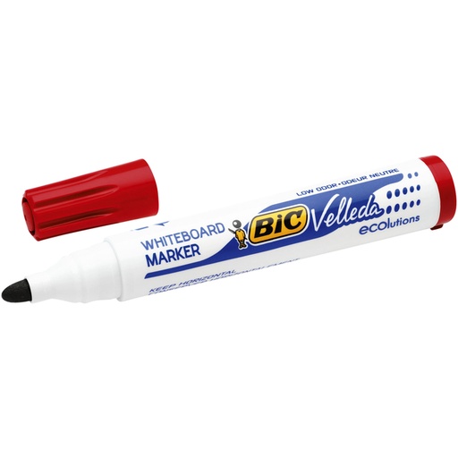 [919902] Feutre tableau blanc BIC Velleda 1701 ogive Large rouge