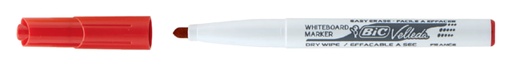 [920262] Feutre tableau blanc BIC Velleda 1701 ogive Medium rouge