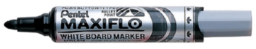 [920331] Marqueur tableau blanc Pentel Maxiflo MWL5M ogive 3mm noir