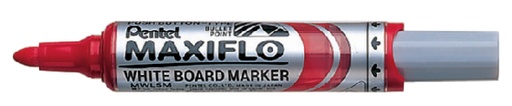 [920332] Viltstift Pentel MWL5M Maxiflo whiteboard rond 3mm rood