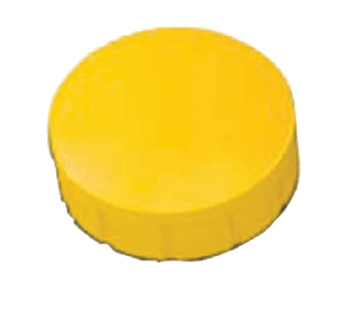 [920057] Aimant MAUL Solid 15mm 150g jaune 10 pièces