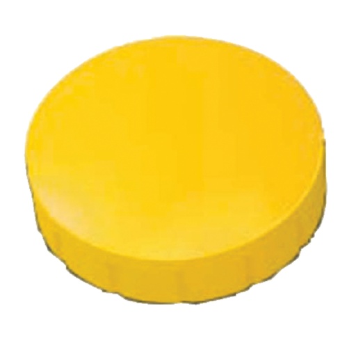 [920093] Aimant MAUL Solid 20mm 300g jaune 10 pièces