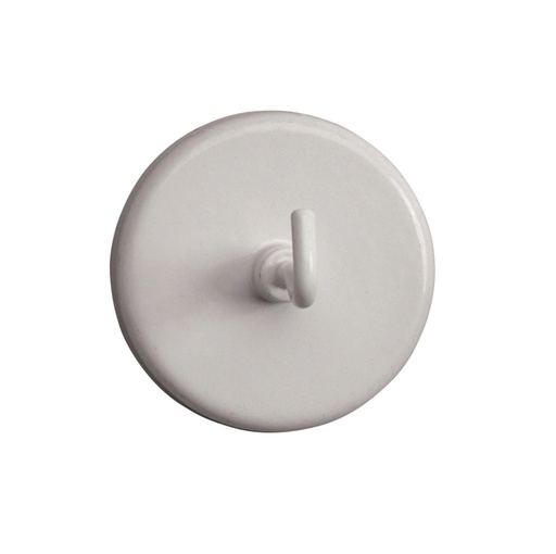 [920039] Magneet met haak MAUL 47mm trekkracht 12kg wit 5 stuks