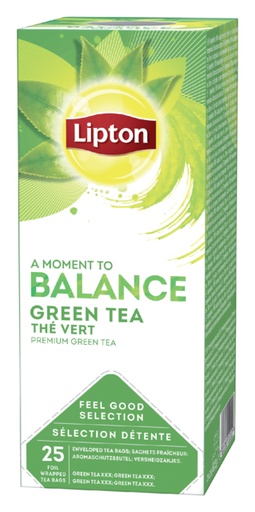 [890027] Thé Lipton Balance thé vert 25x 1,5g