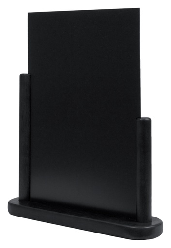 [552000] Ardoise de table Securit 323x270x71mm bois noir