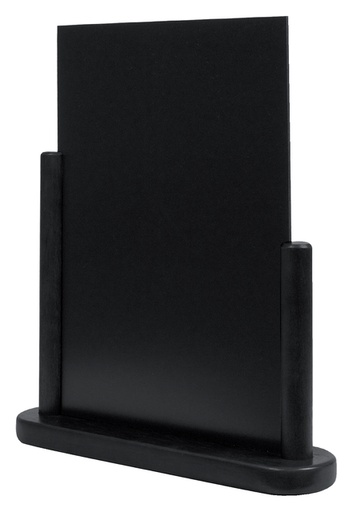 [552000] Ardoise de table Securit 323x270x71mm bois noir