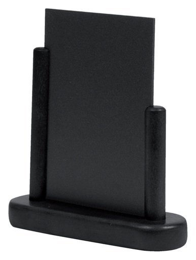[552002] Ardoise de table Securit 170x160x50mm bois noir