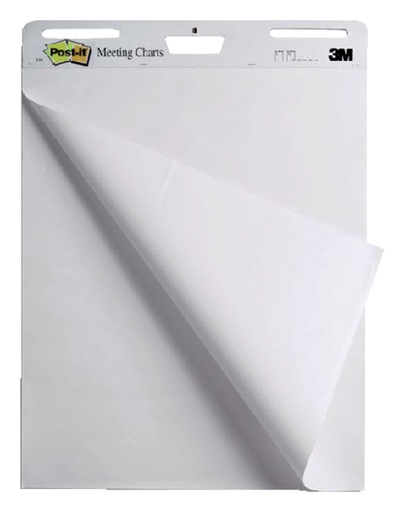 [392522] Meeting chart Post-it 559 Super Sticky 63,5x76,2cm blanc