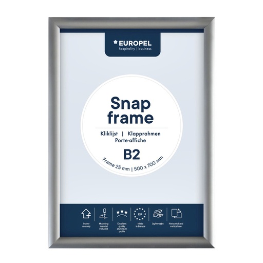 [920325] Cadre clipsable Europel B2 50x70cm 25mm