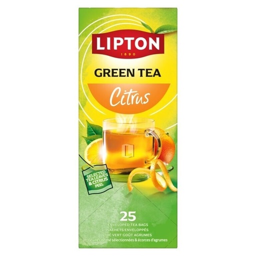 [890024] Thee Lipton green tea citrus 25x1.5gr
