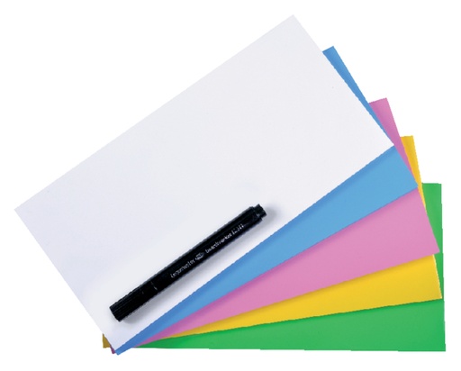 [034029] Magic-chart Notes Legamaster tableau blanc 10x20cm assorti 500 feuilles