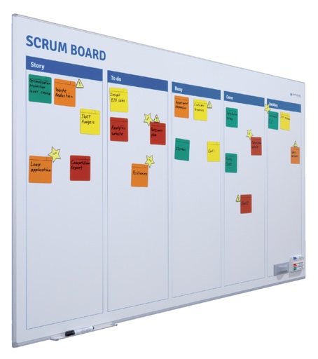 [920787] Scrum bord + starterkit scrum 90x120cm