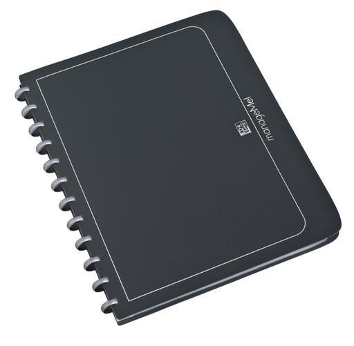 [541714] Classeur présentation Oxford Vario-Zipp A4 25 pochettes anthracite