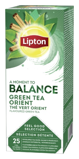 [890025] Thee Lipton Balance green tea orient 25x1.5gr