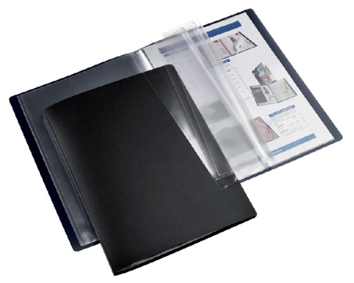 [541831] Album de présentation HF2 flexible A4 20 pochettes noir
