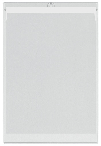 [510535] Pochette modèle U Leitz Premium A4 PVC 0,20mm avec œillet transparent 50 pièces