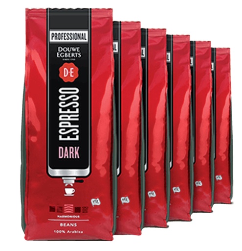 [891750] Koffie Douwe Egberts espresso bonen dark roast 1kg