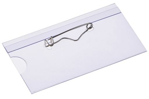 [921263] Badge Europel avec épingle 75x40mm 24 pièces