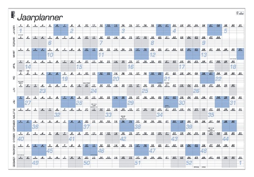 [336047] Jaarplankalender 2027 Quantore A1 84x57cm
