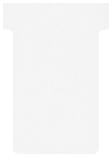 [950862] T-kaart Nobo nr.2 48mm wit 100 stuks