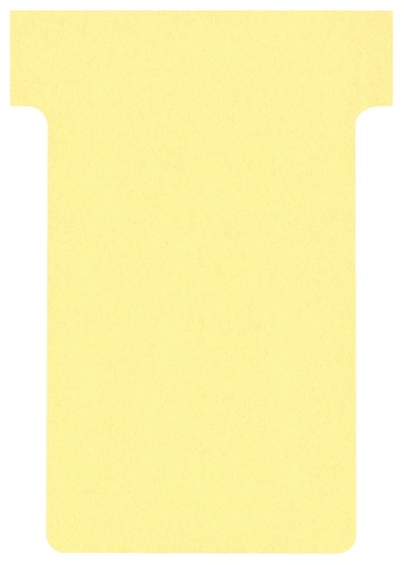 [950864] Fiche-T planning Nobo n°2 48mm jaune 100 pièces